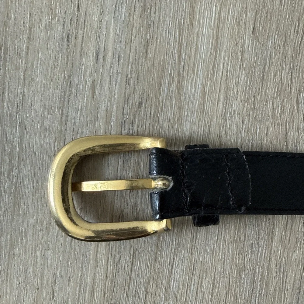 Men's Black Genuine Snakeskin Belt With Brass Buckle 46